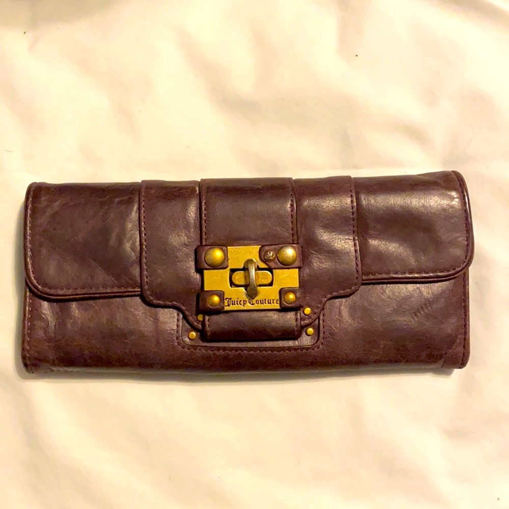 Juicy Couture Purple Leather Wallet
